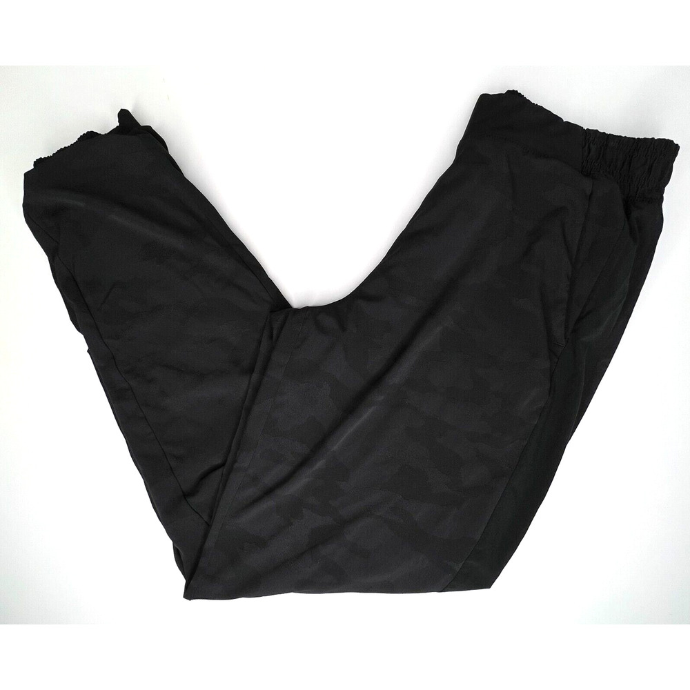 Athleta Brooklyn Textured Lined Jogger‎ Black Camouflage Pull On Pants Size 2